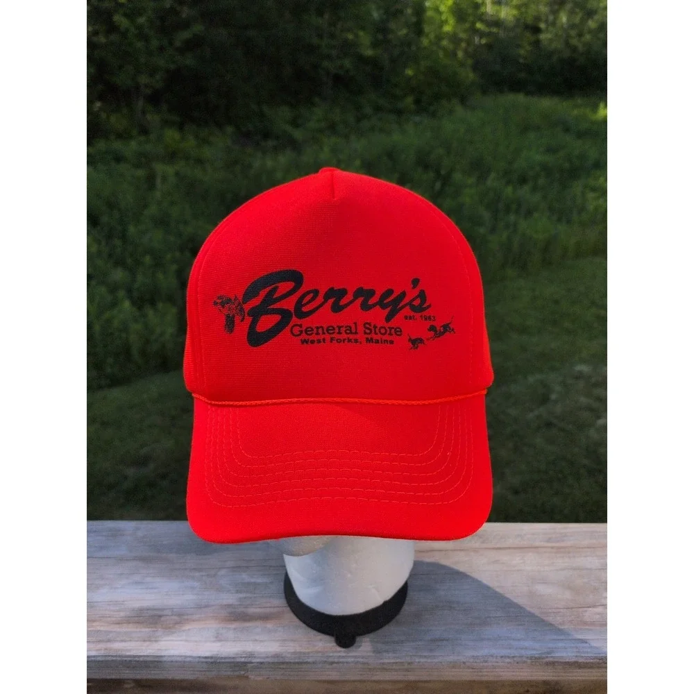 Berry's General Store West Forks Maine Adult Adjustable Hat Cap